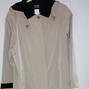 Elegant Cream Long Coat